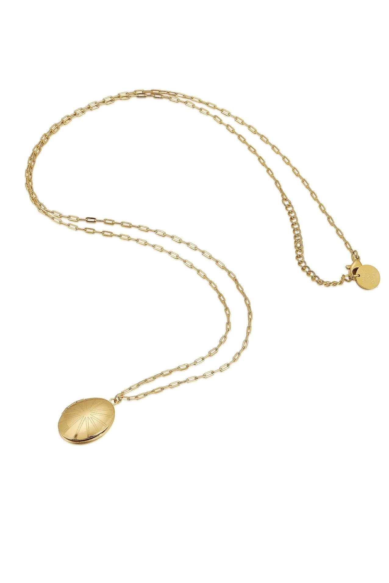 18k Gold Plated Locket Necklace