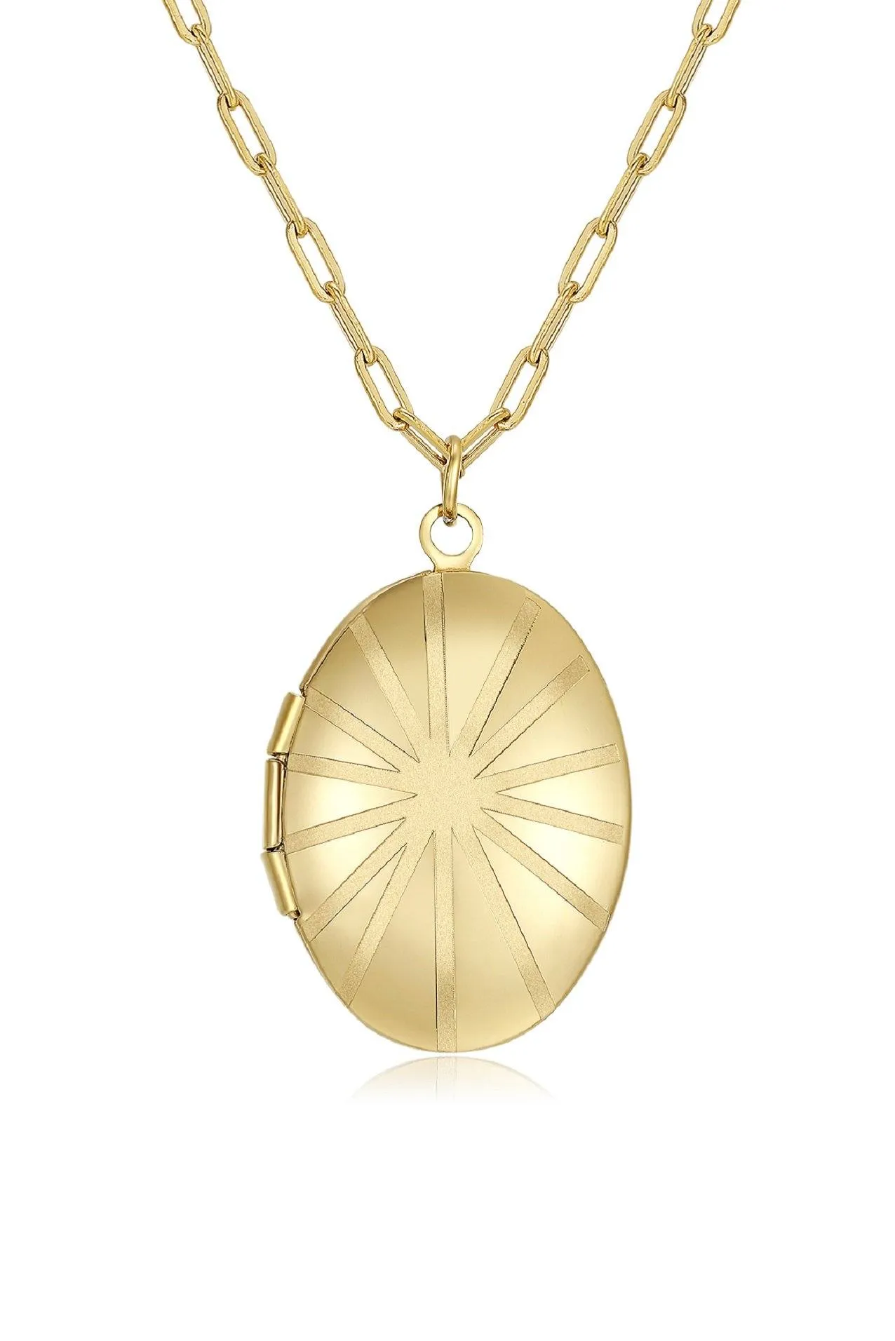 18k Gold Plated Locket Necklace