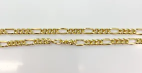 20” 14k Gold Filled Figaro Chain 3.0mm (S3831CLC)