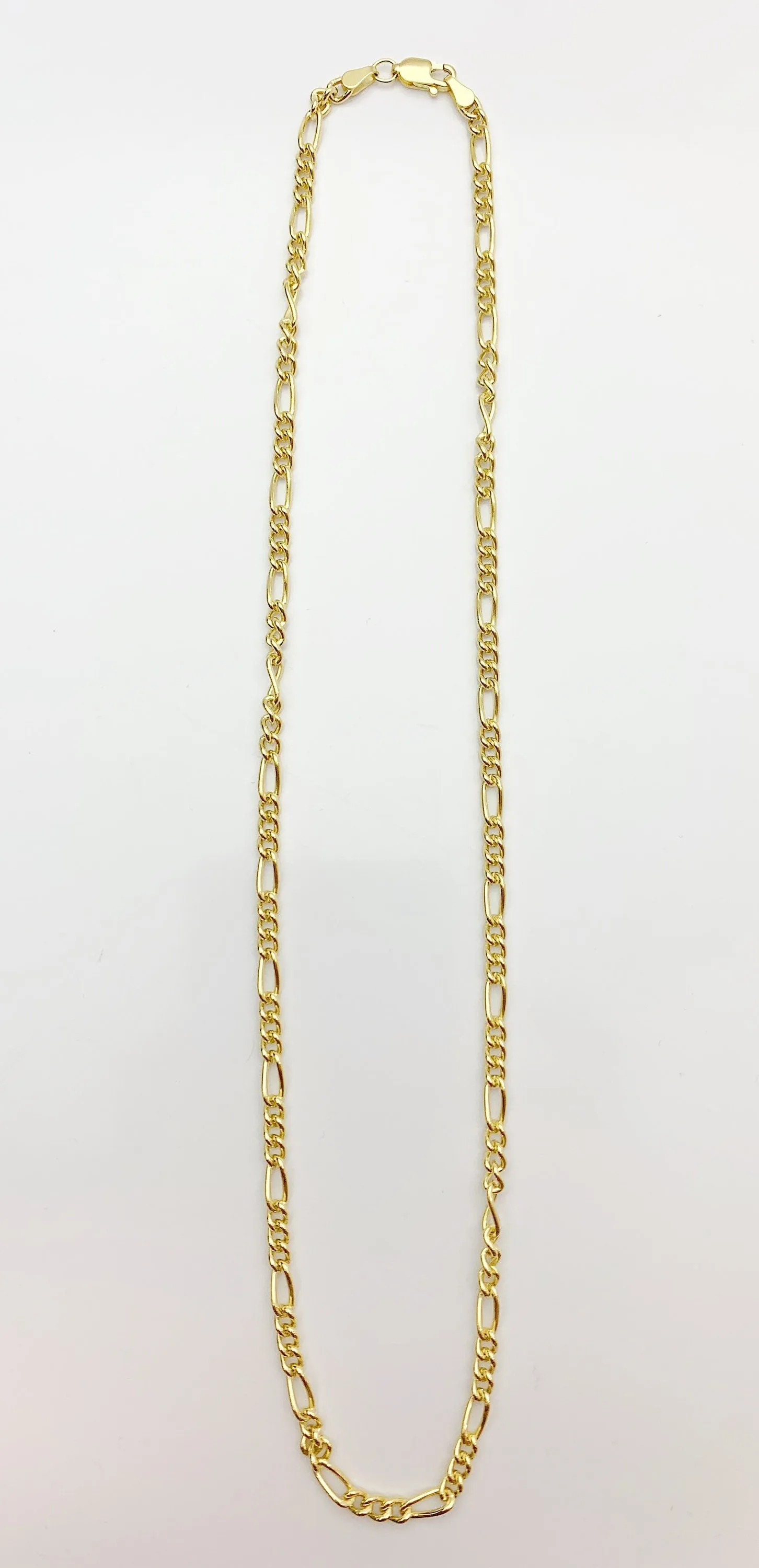 20” 14k Gold Filled Figaro Chain 3.0mm (S3831CLC)