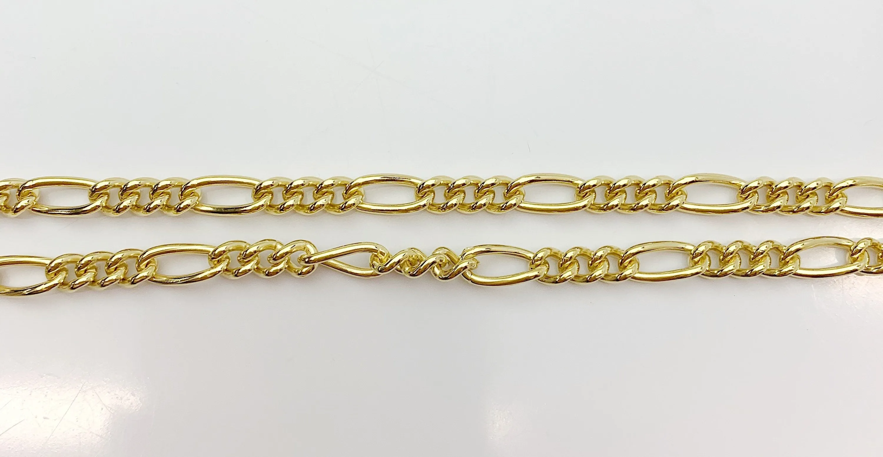 20” 14k Gold Filled Figaro Chain 3.0mm (S3831CLC)