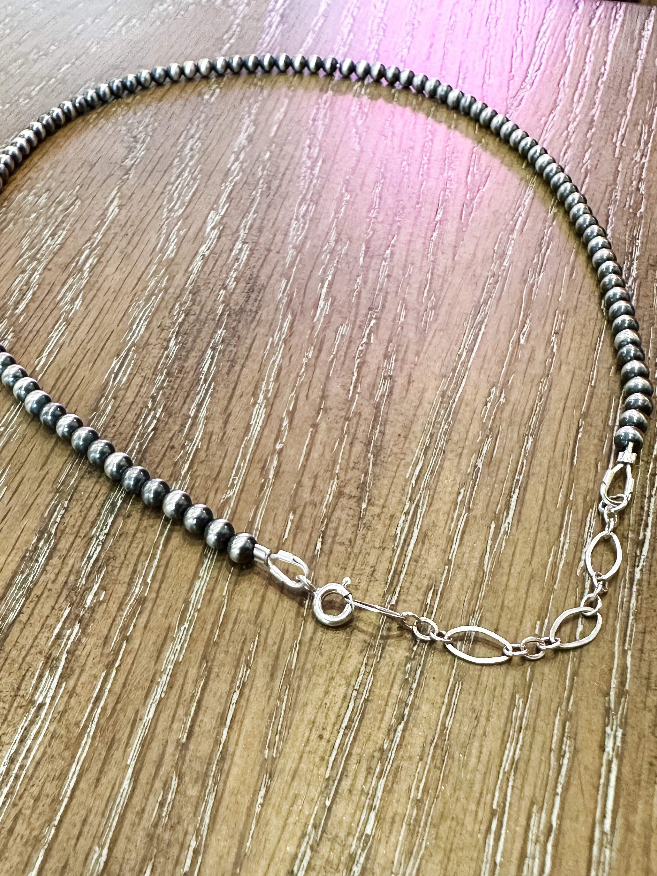 4mm Navajo Pearl Necklace