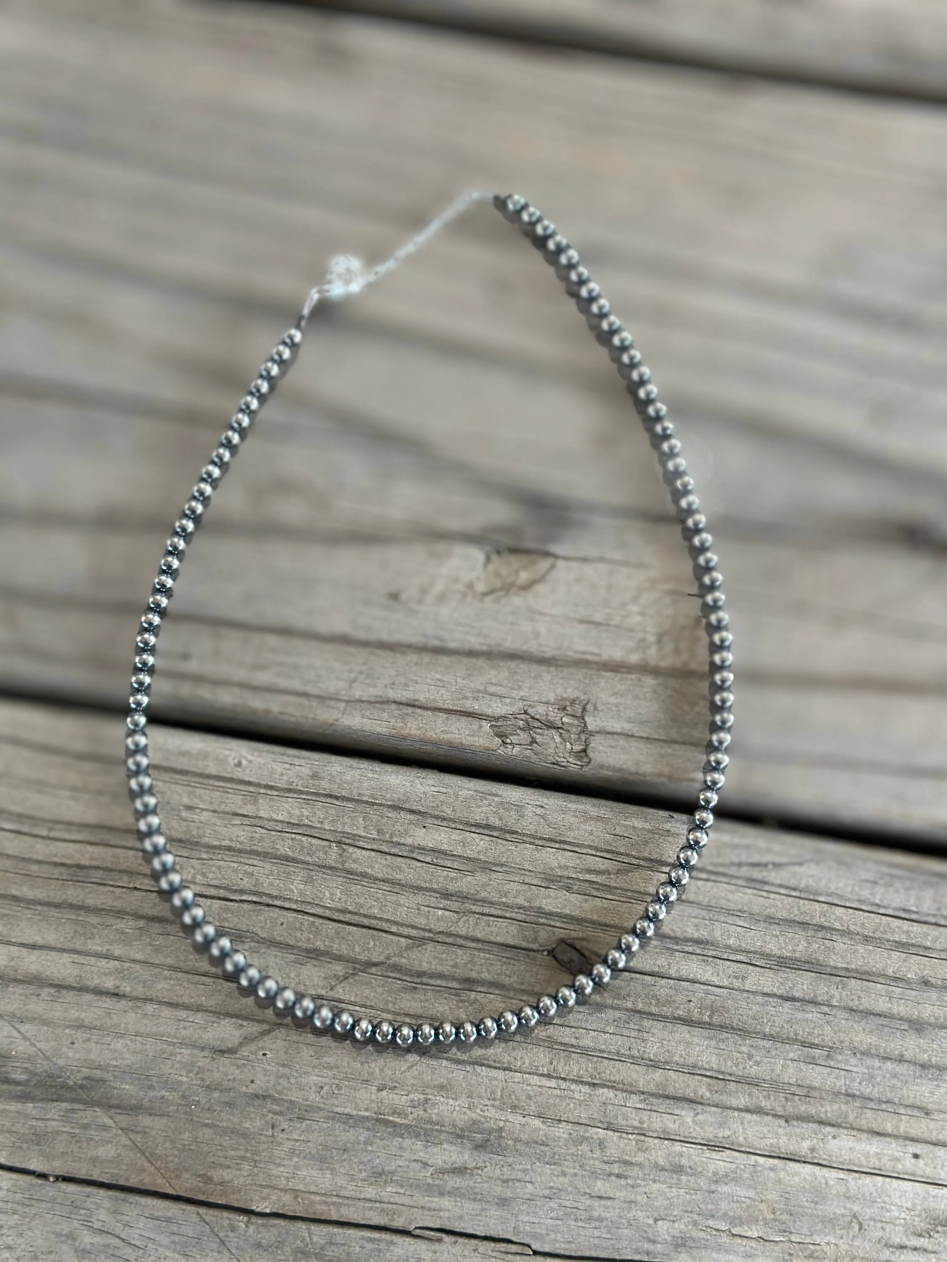 4mm Silver Plated Choker