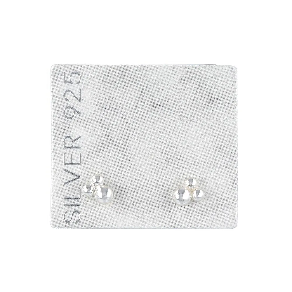 925 Silver Ball Earrings