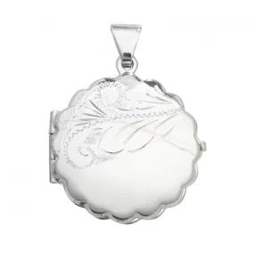 Acotis Silver Locket Round G6908