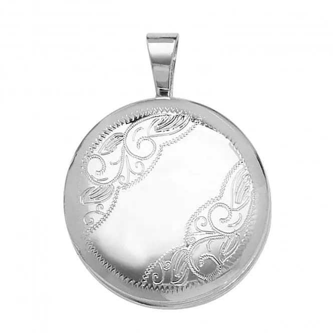 Acotis Silver Locket Round G6939