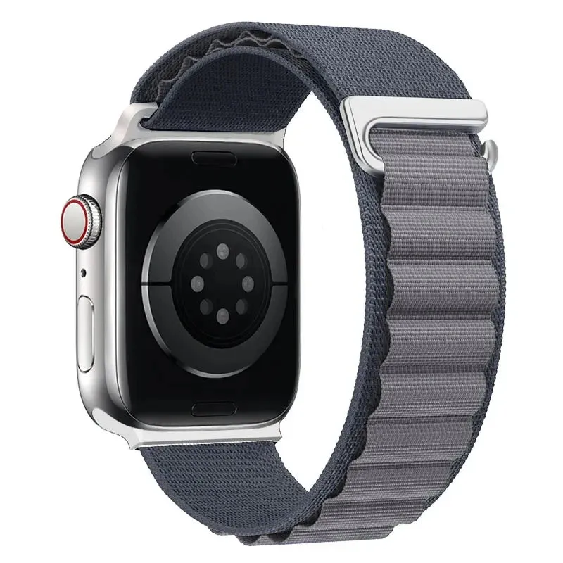 Alpine Loop Strap for Apple Watch Ultra Band 49mm 45mm 44mm 42mm 41mm 40mm Metal C-Hook Bracelets iwatch SE series 9 8 7 6 5 4 3