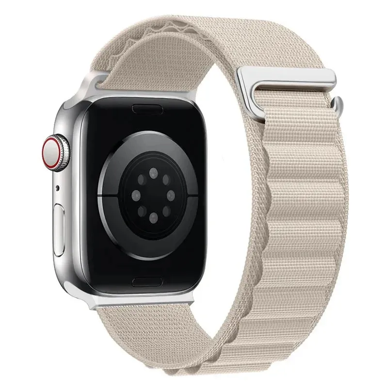 Alpine Loop Strap for Apple Watch Ultra Band 49mm 45mm 44mm 42mm 41mm 40mm Metal C-Hook Bracelets iwatch SE series 9 8 7 6 5 4 3