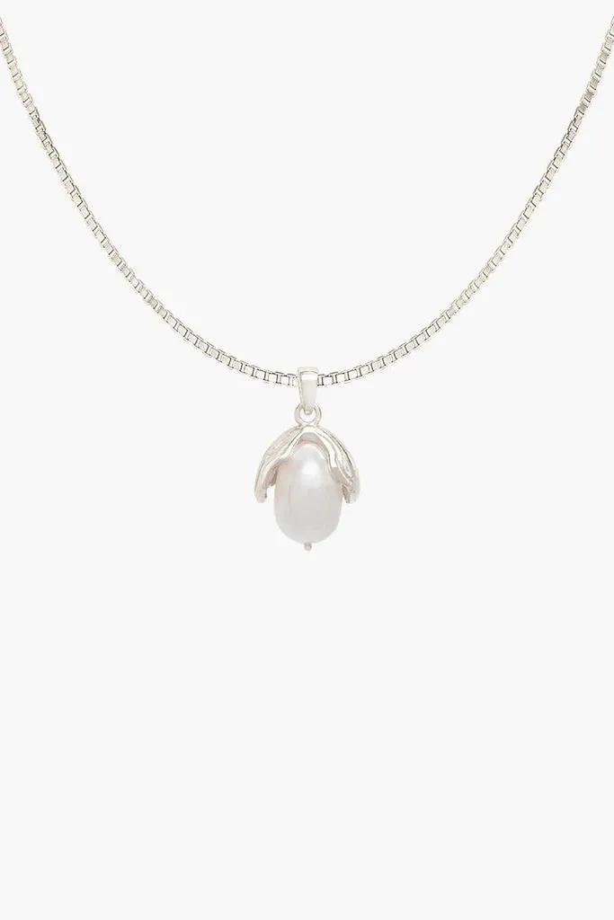 Anhänger Pearl leaf pendant Silber | wildthings