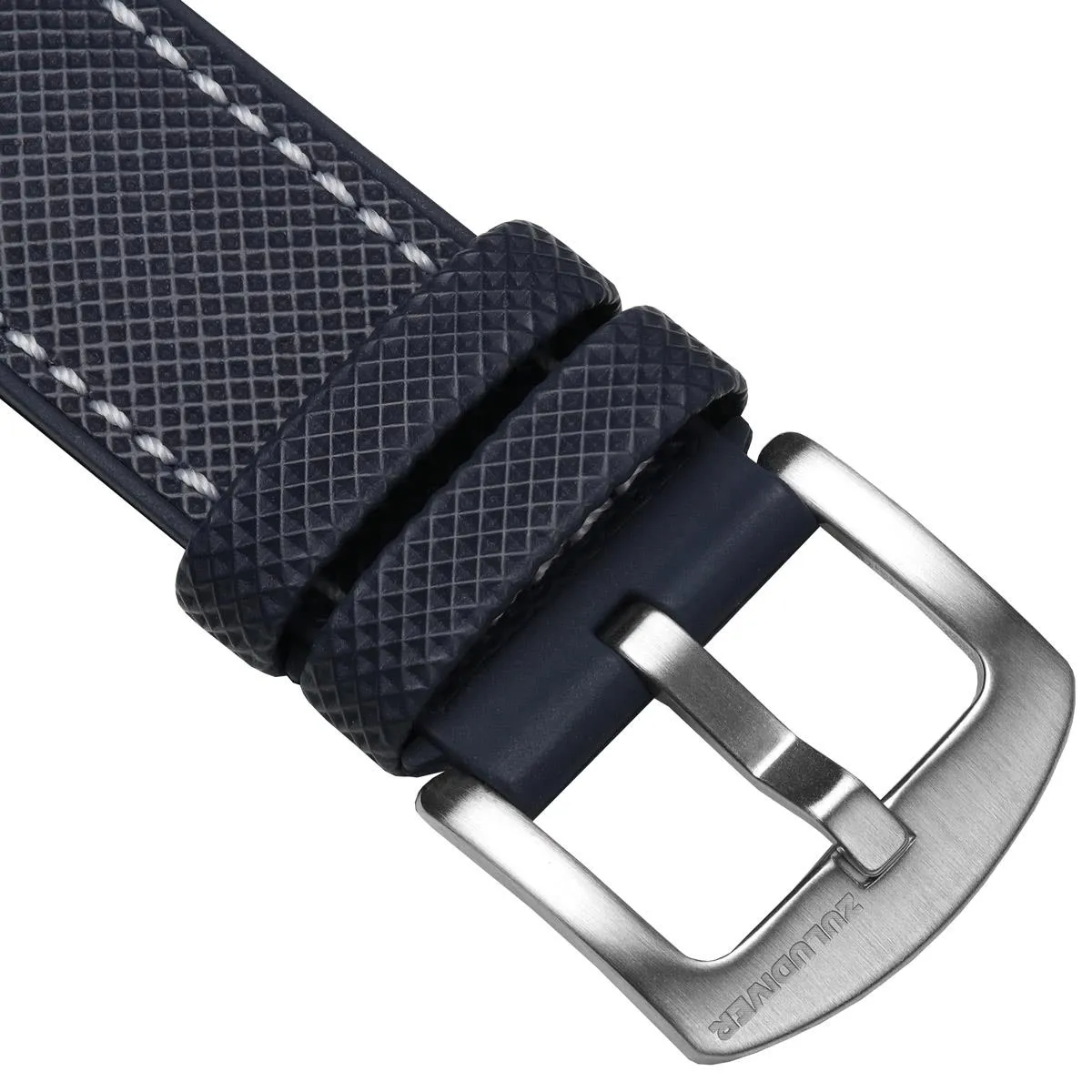 ANVIL FKM Rubber Watch Strap - Blue / White