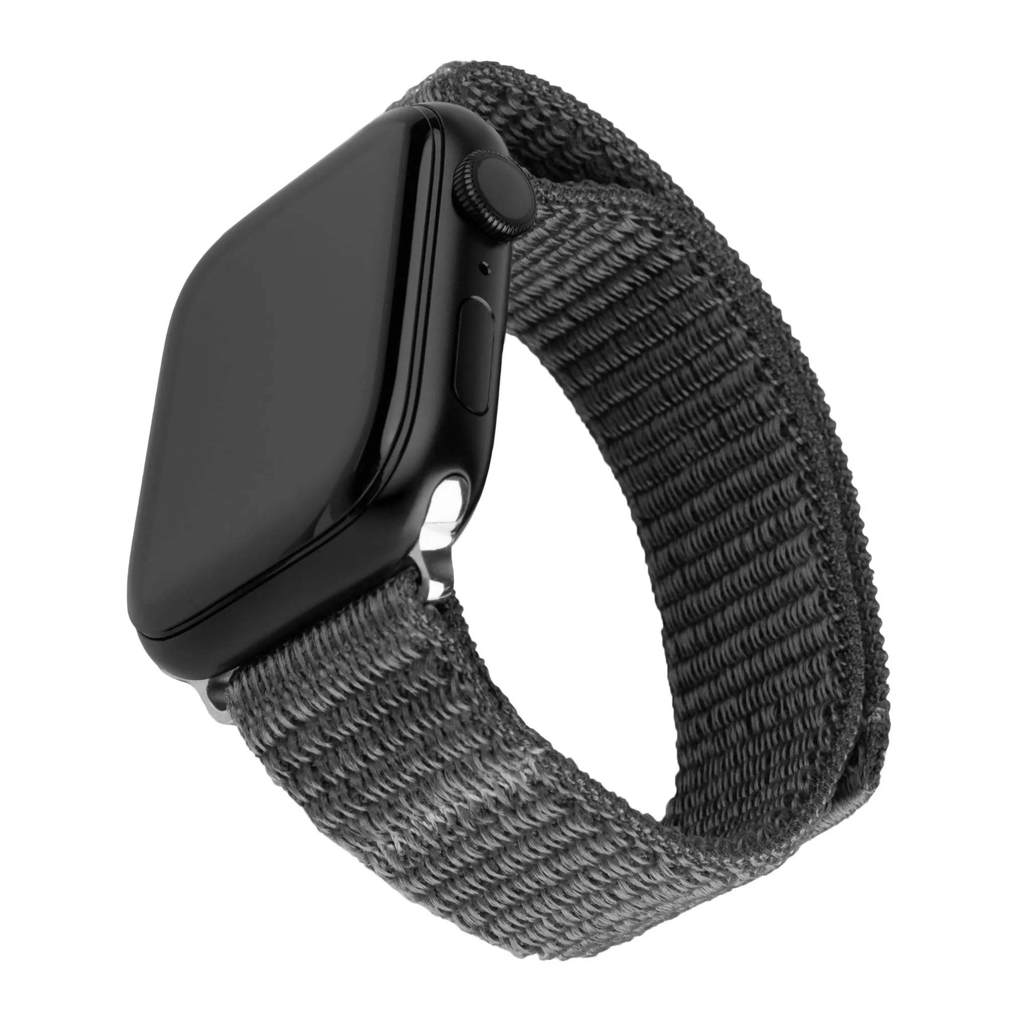 Apple Watch (38/40/SE/41/42mm) Fixed Nylon Rem - Mørkegrå