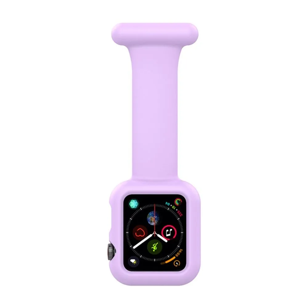 Apple Watch (41mm) doctor nurse silicone watch strap - Light Purple