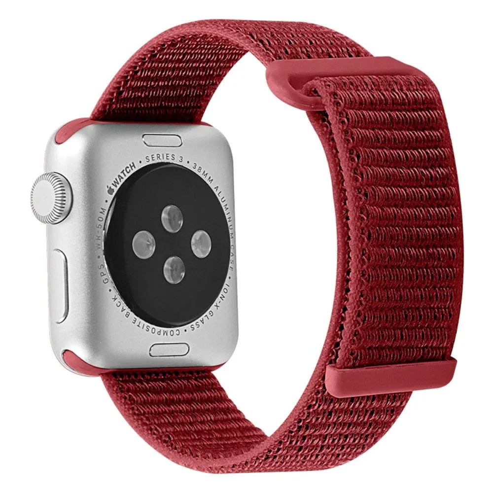 Apple Watch (41mm) nylon watch strap - Red