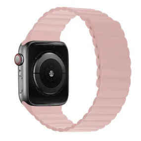 Apple Watch (45mm) dual color silicone watch strap - Pink