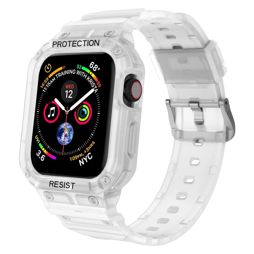 Apple Watch (45mm) integrated cover watch strap - Transparent