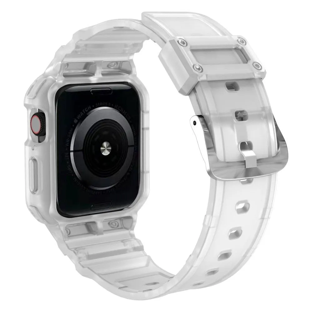 Apple Watch (45mm) integrated cover watch strap - Transparent