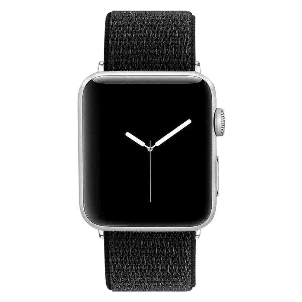 Apple Watch (45mm) nylon watch strap - Black