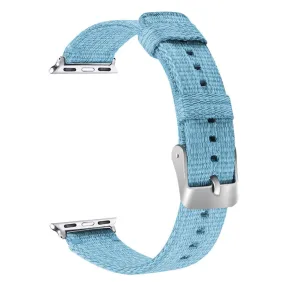 Apple Watch (45mm) simple nylon watch strap - Blue