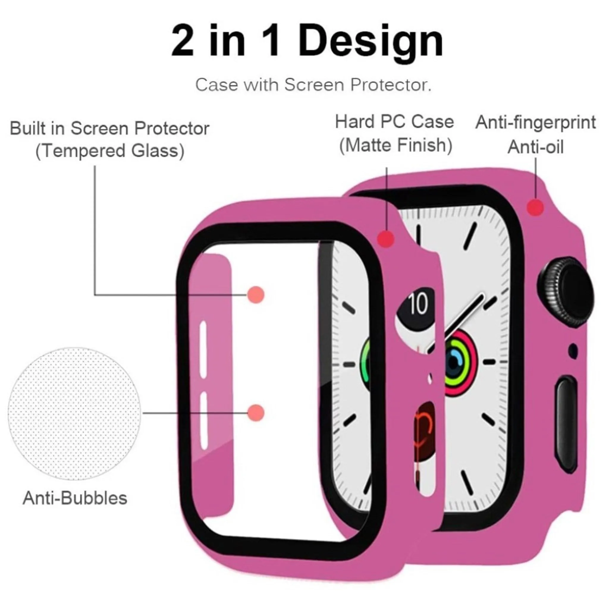 Apple Watch Series 3/2/1 38mm simple and durable frame - Rose