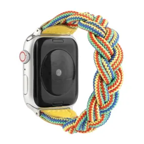 Apple Watch Series 6 / 5 40mm woven style watch band - Yellow Camouflage