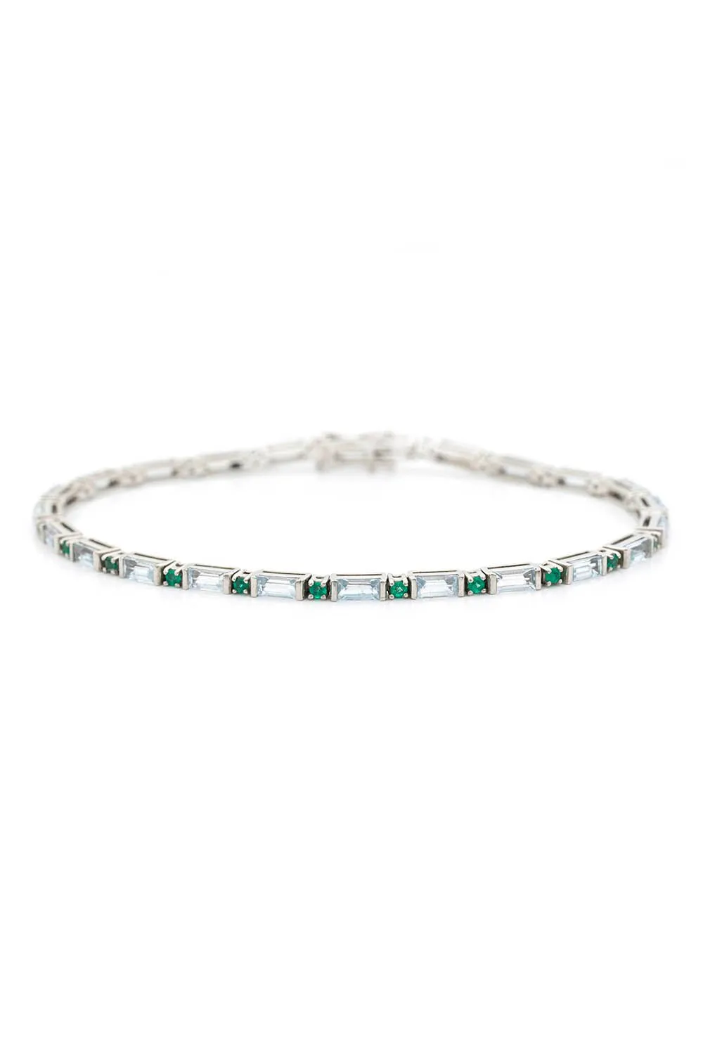 Aquamarine Emerald Spring Bracelet