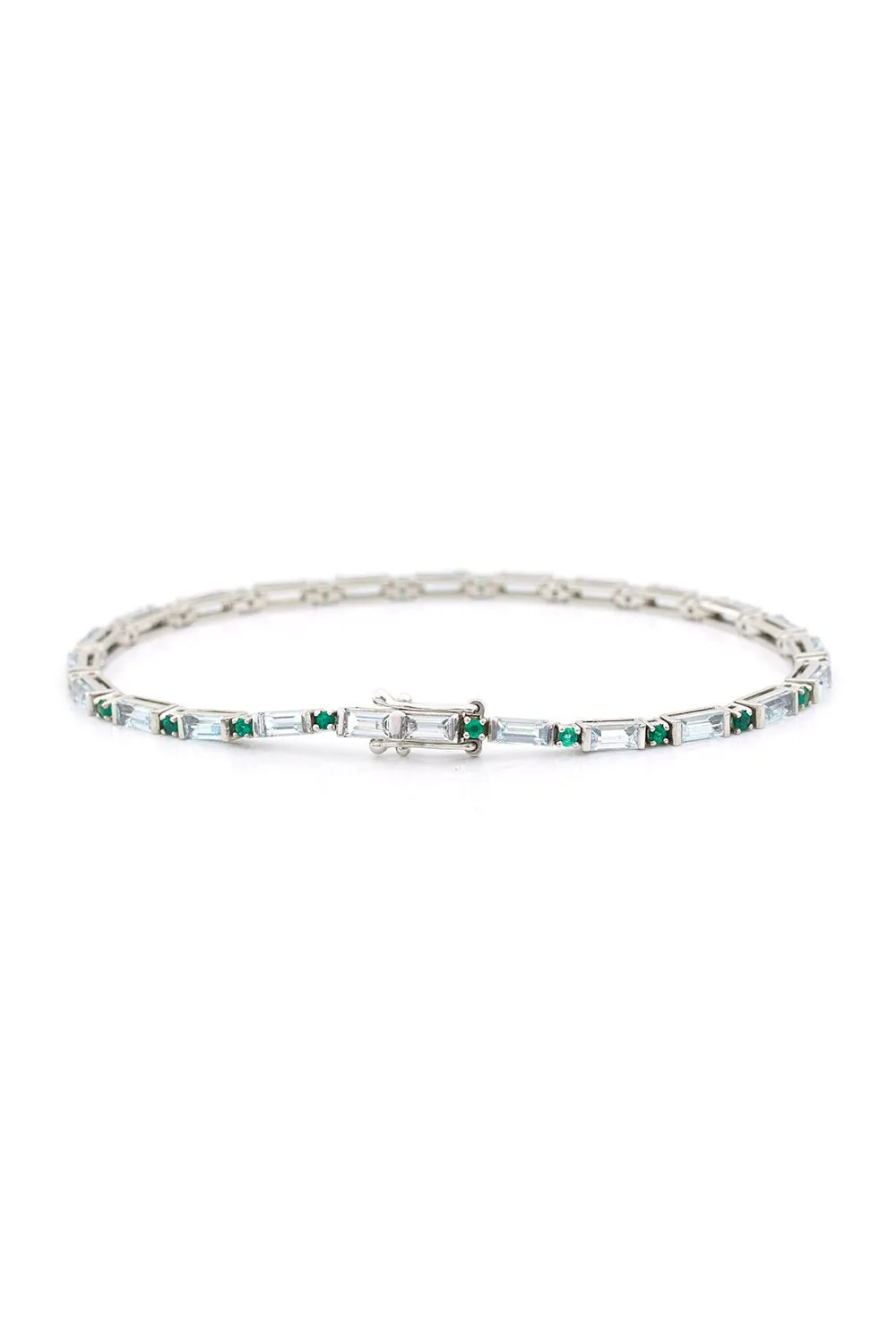 Aquamarine Emerald Spring Bracelet