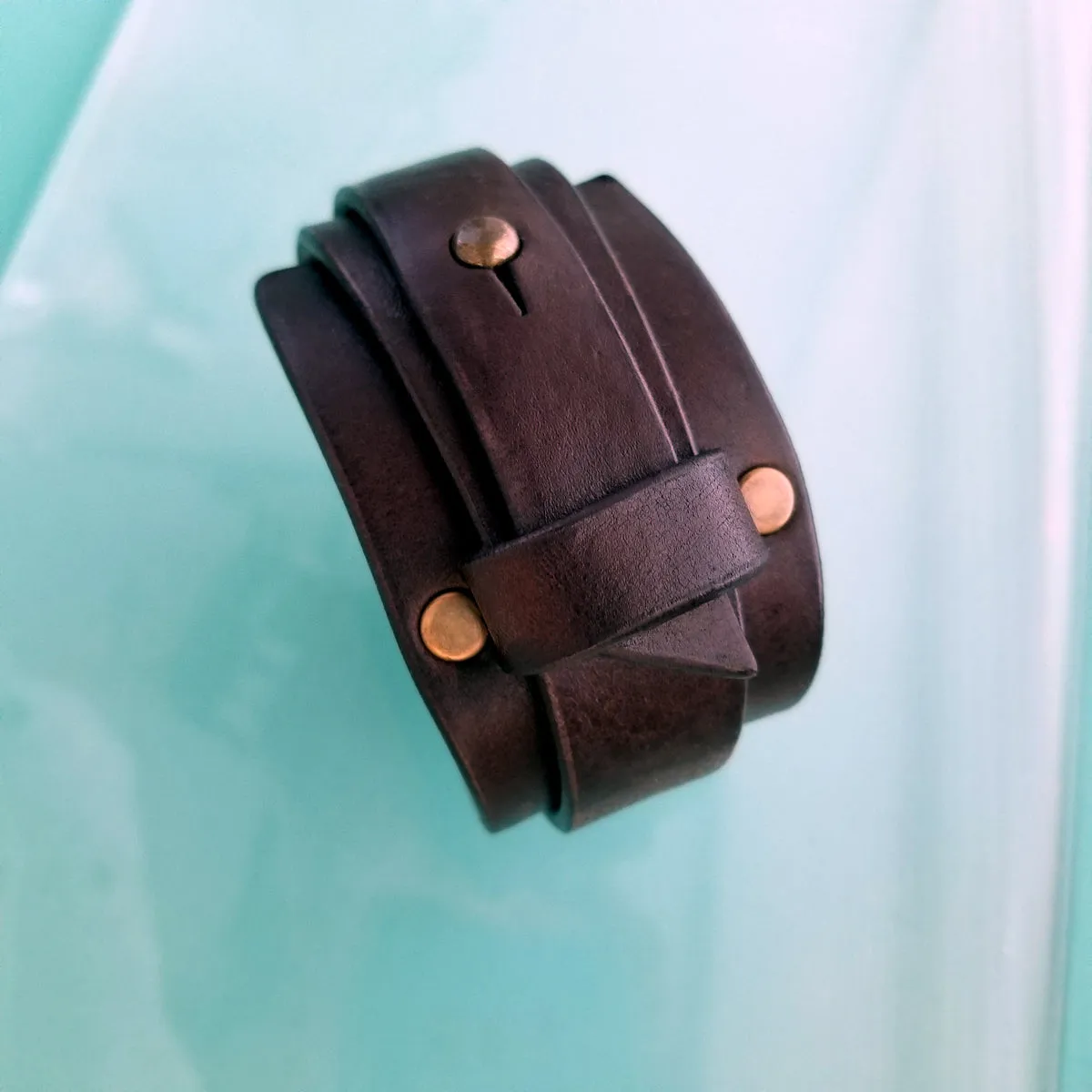 Averey Wrist Wrap Leather Cuff Bracelet- SS1082