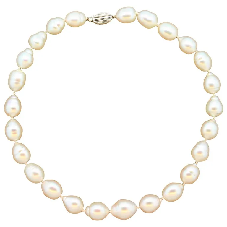 Baroque Pearl Gold Necklace