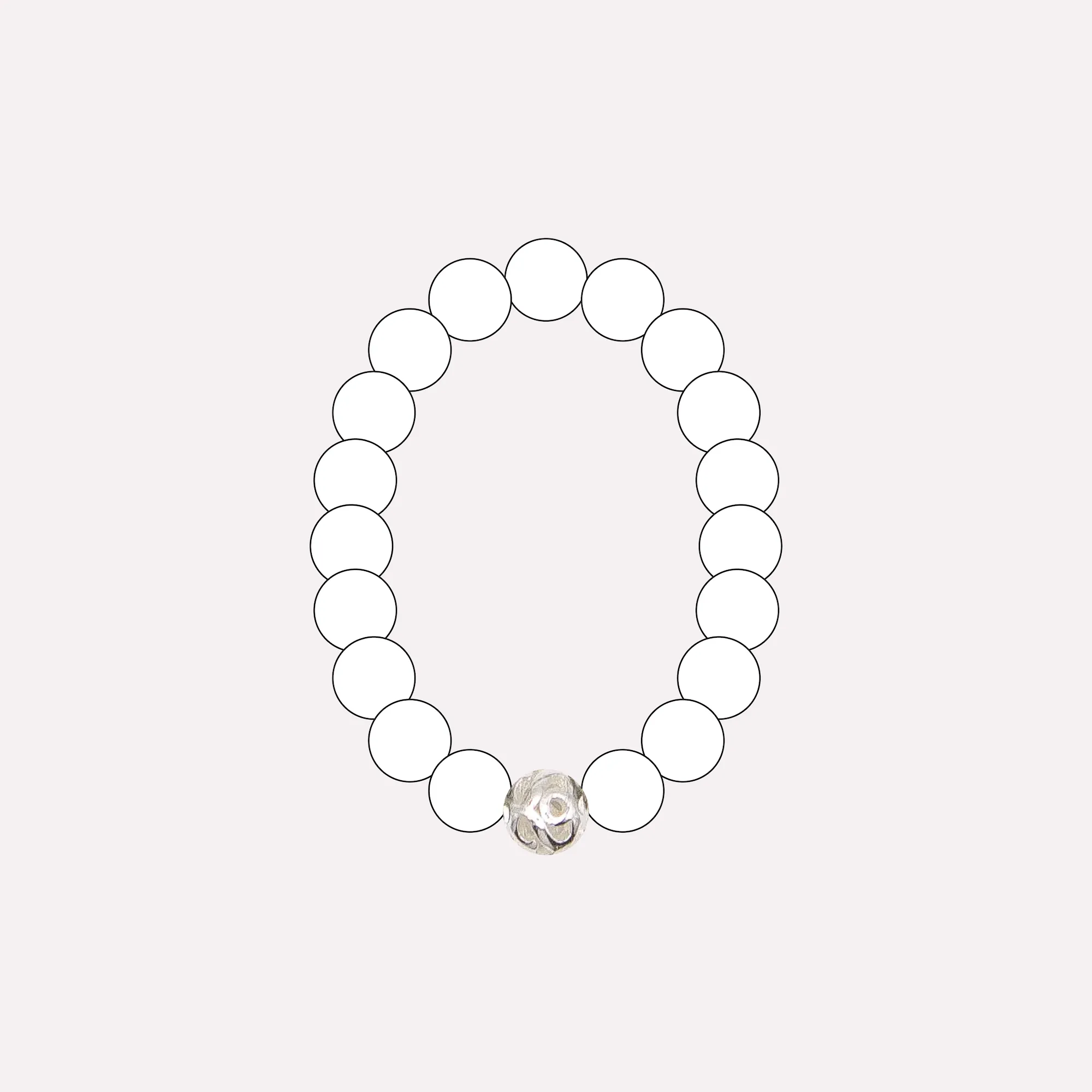 Beaded Bracelet Hardware Color