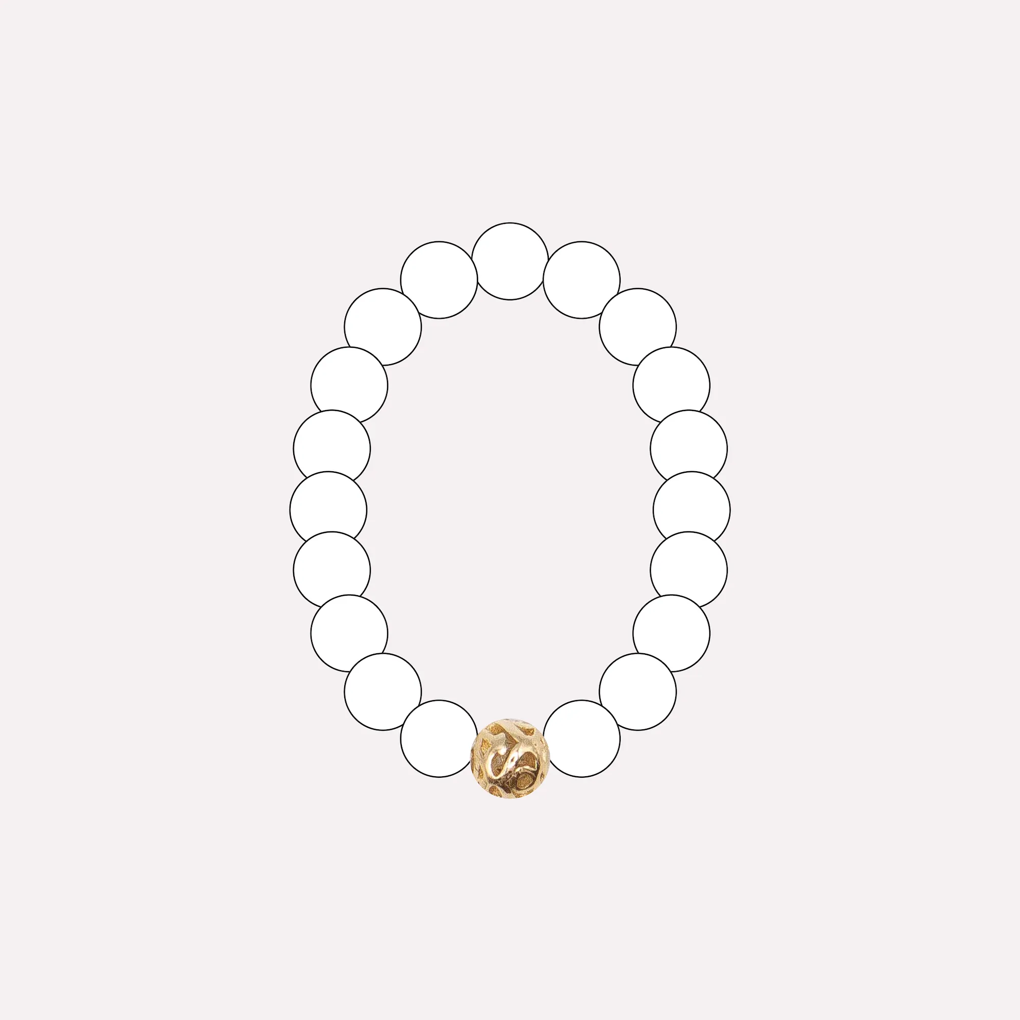 Beaded Bracelet Hardware Color