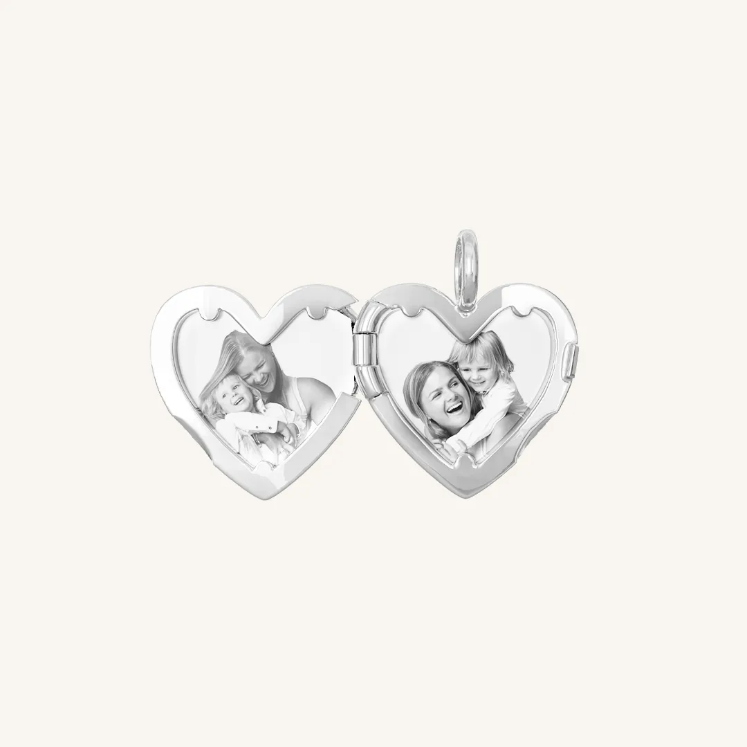 Behold Heart Photo Locket