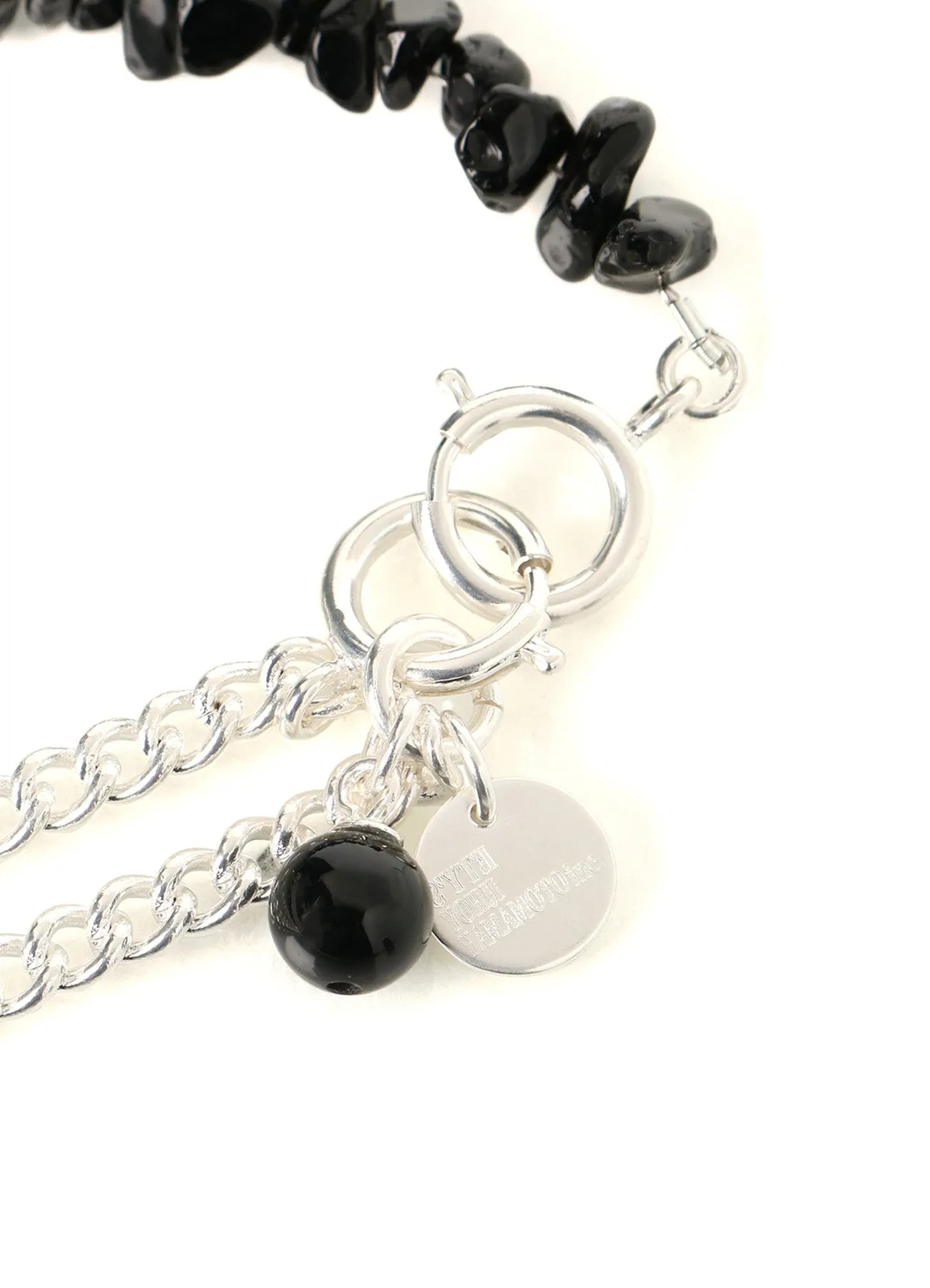 BLACK ONYX BEADS NECKLACE