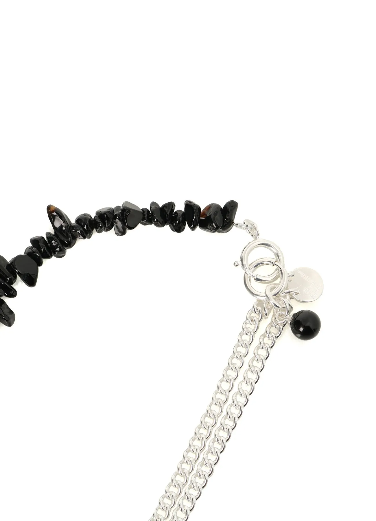 BLACK ONYX BEADS NECKLACE