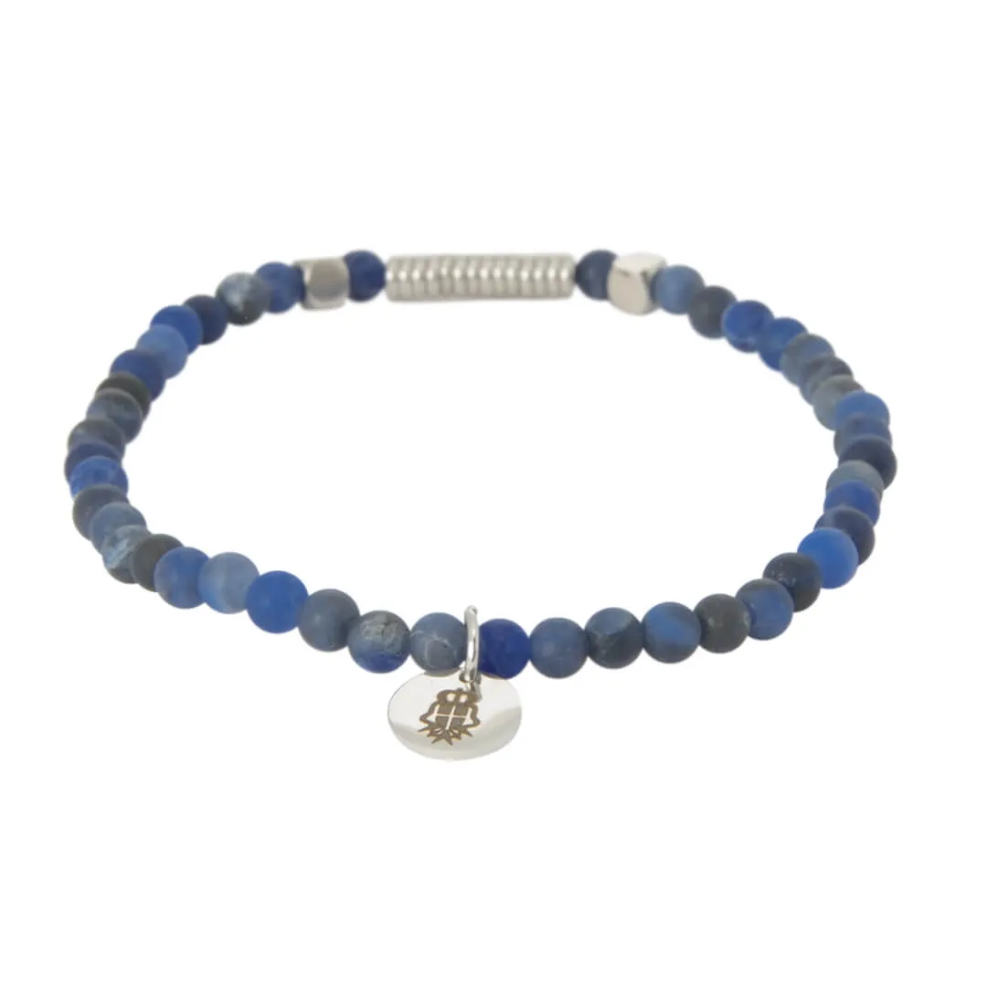 Blue Beaded Bracelet