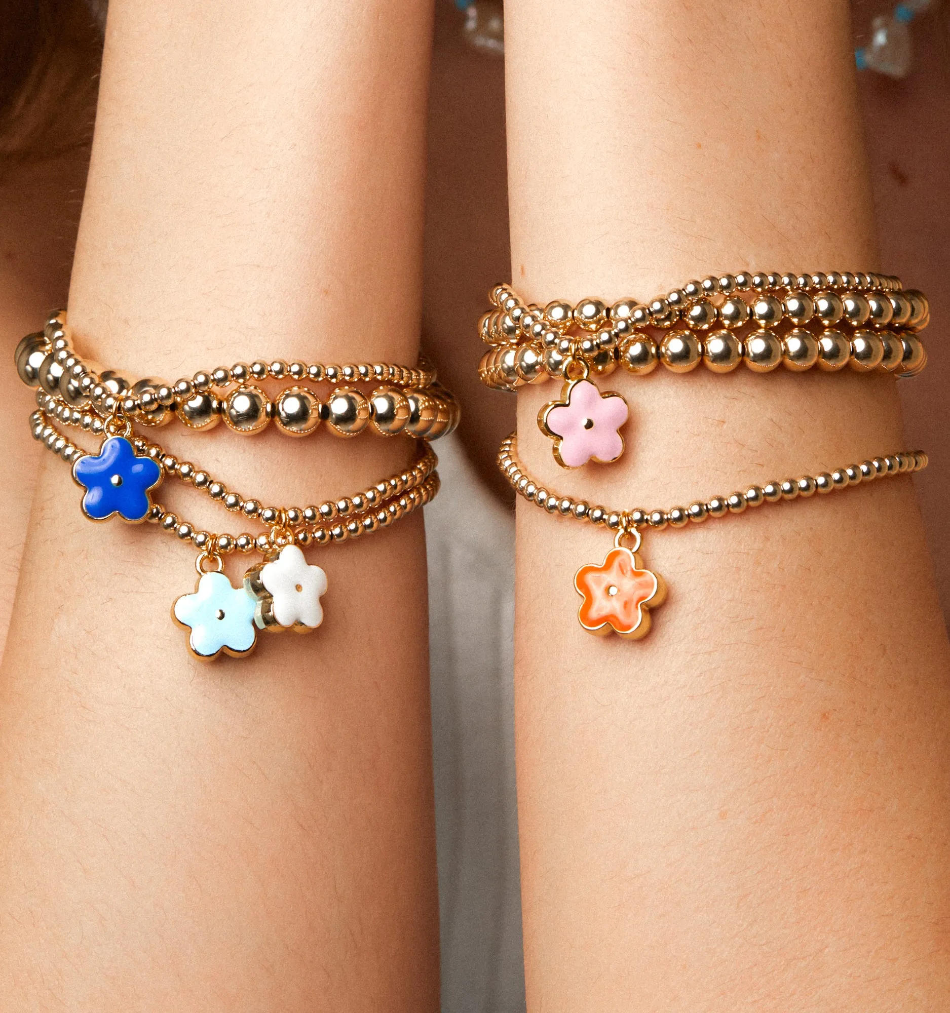 Blue Flower Bracelet