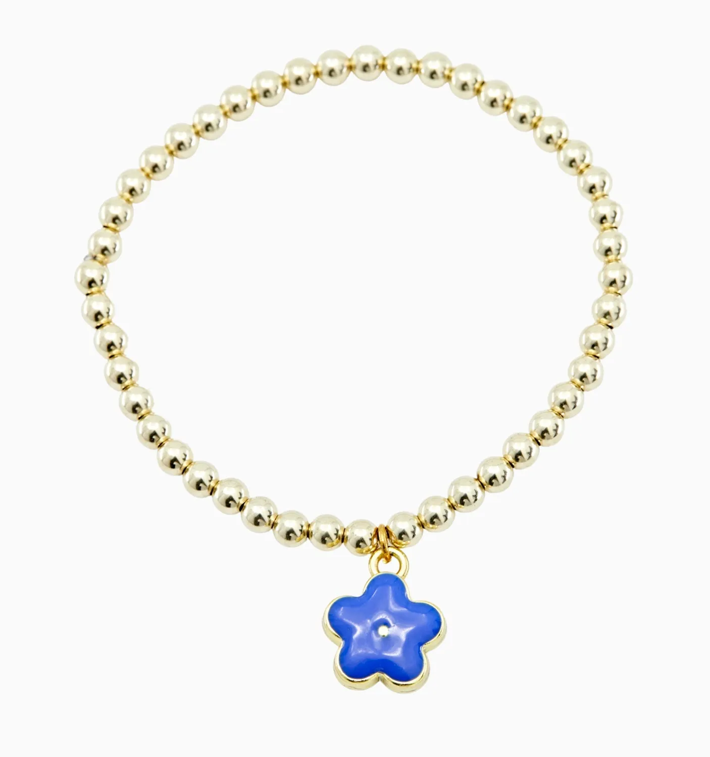 Blue Flower Bracelet