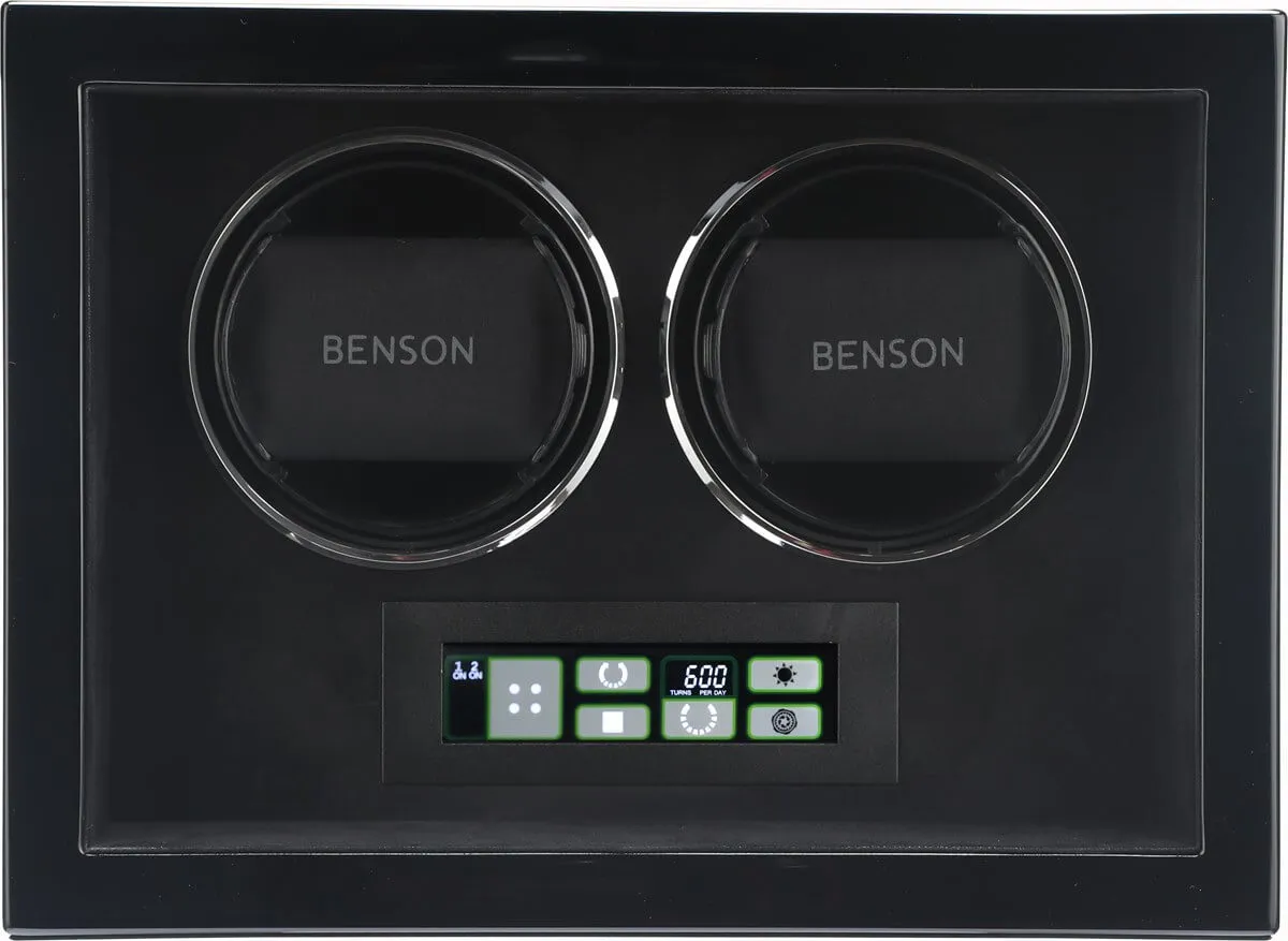 BSN Watch Winder Compact Double 2.BS Black