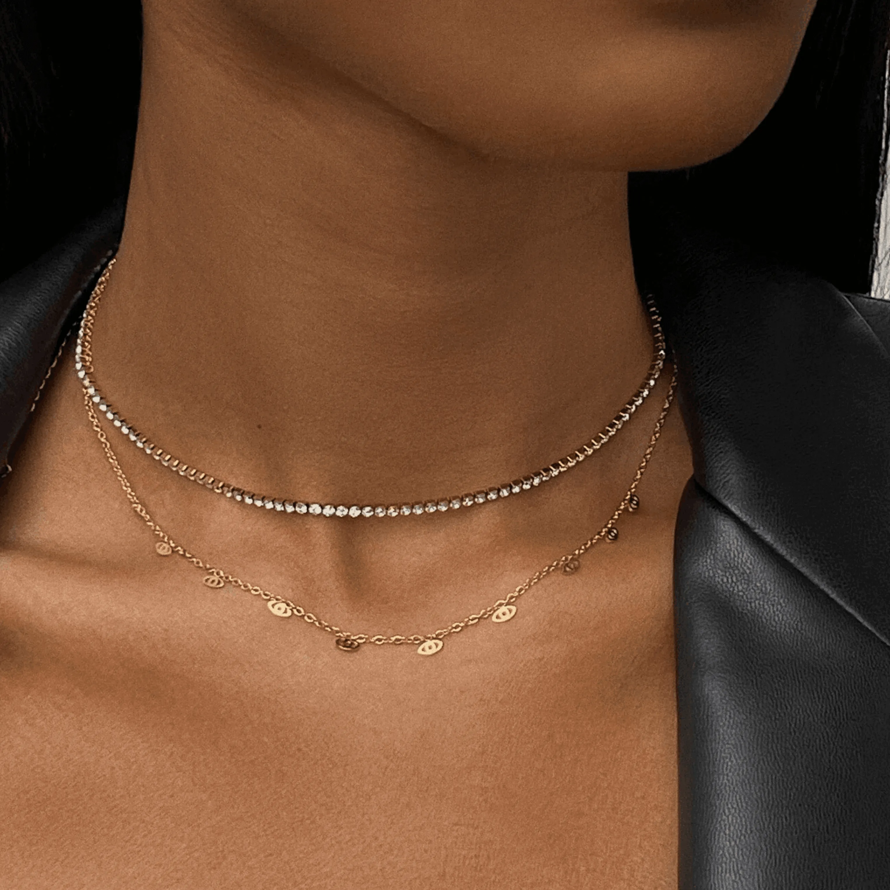 Camden Tennis Choker Necklace