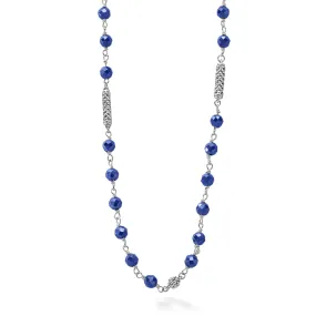 Caviar Icon Ultramarine Ceramic Beaded Necklace