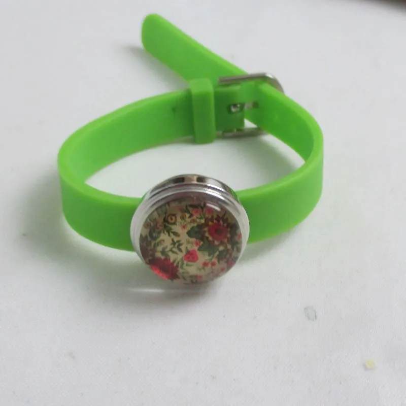 Child's Green Vinyl Bracelet