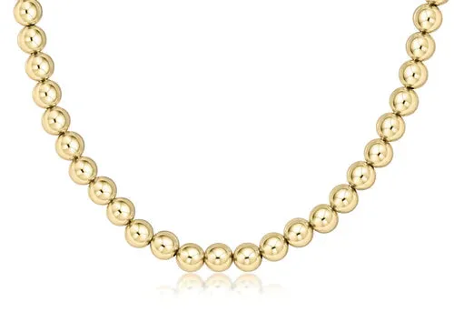 Classic Beaded Necklace - Gold