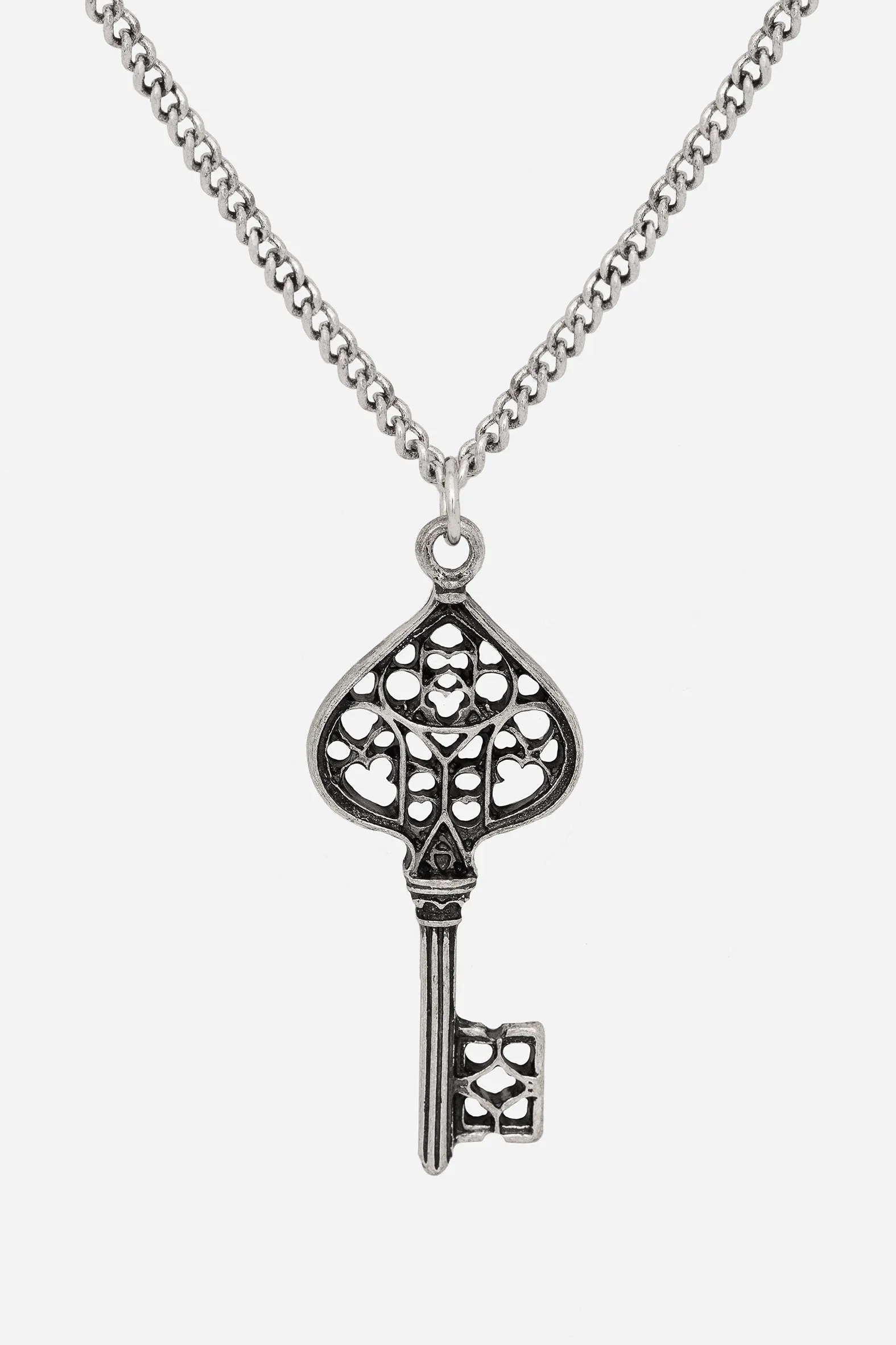 Claustrum Gothic Key Layered Necklace