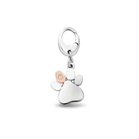 Clogau Tree of Life® Insignia Silver Paw Prints Charm