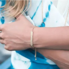 Crystal Bar Adjustable Bracelet