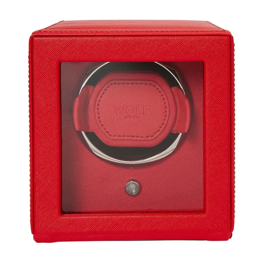 Cub Single Watch Winder With Cover (Tutti Frutti Red)