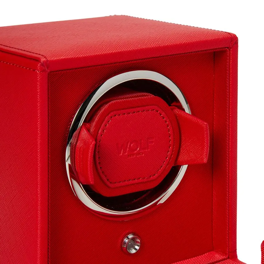 Cub Single Watch Winder With Cover (Tutti Frutti Red)