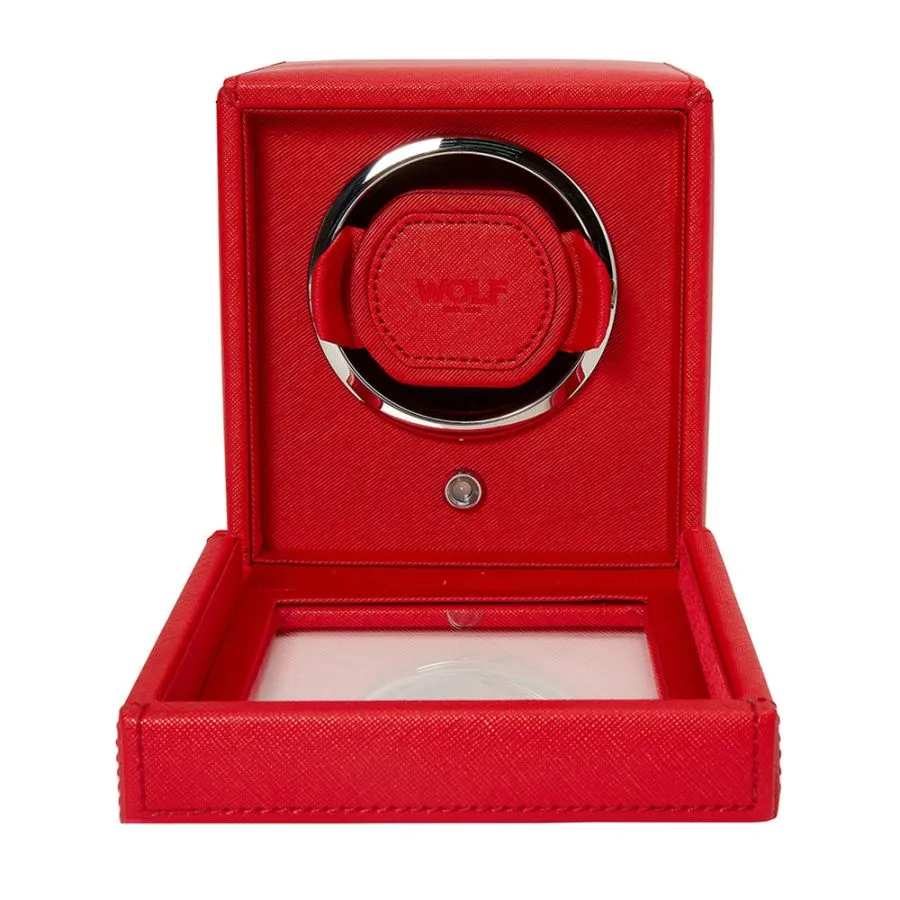 Cub Single Watch Winder With Cover (Tutti Frutti Red)