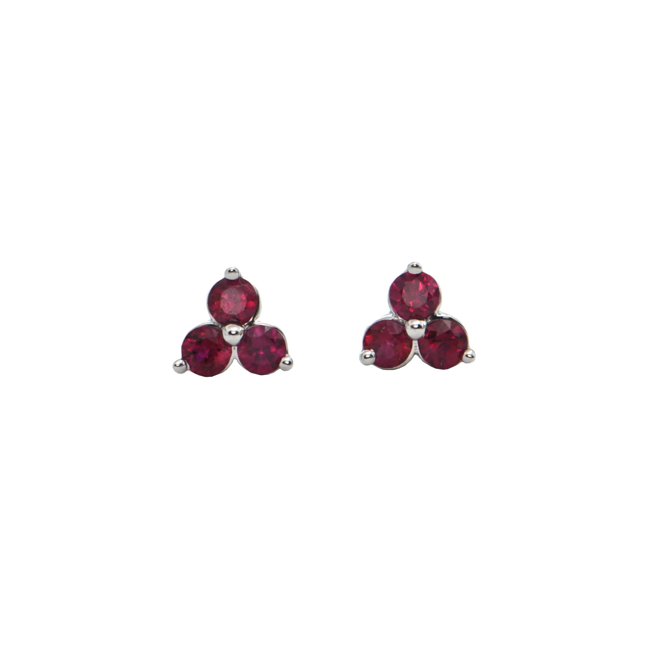 Daisy Exclusive Ruby 18K Gold Stud Earrings