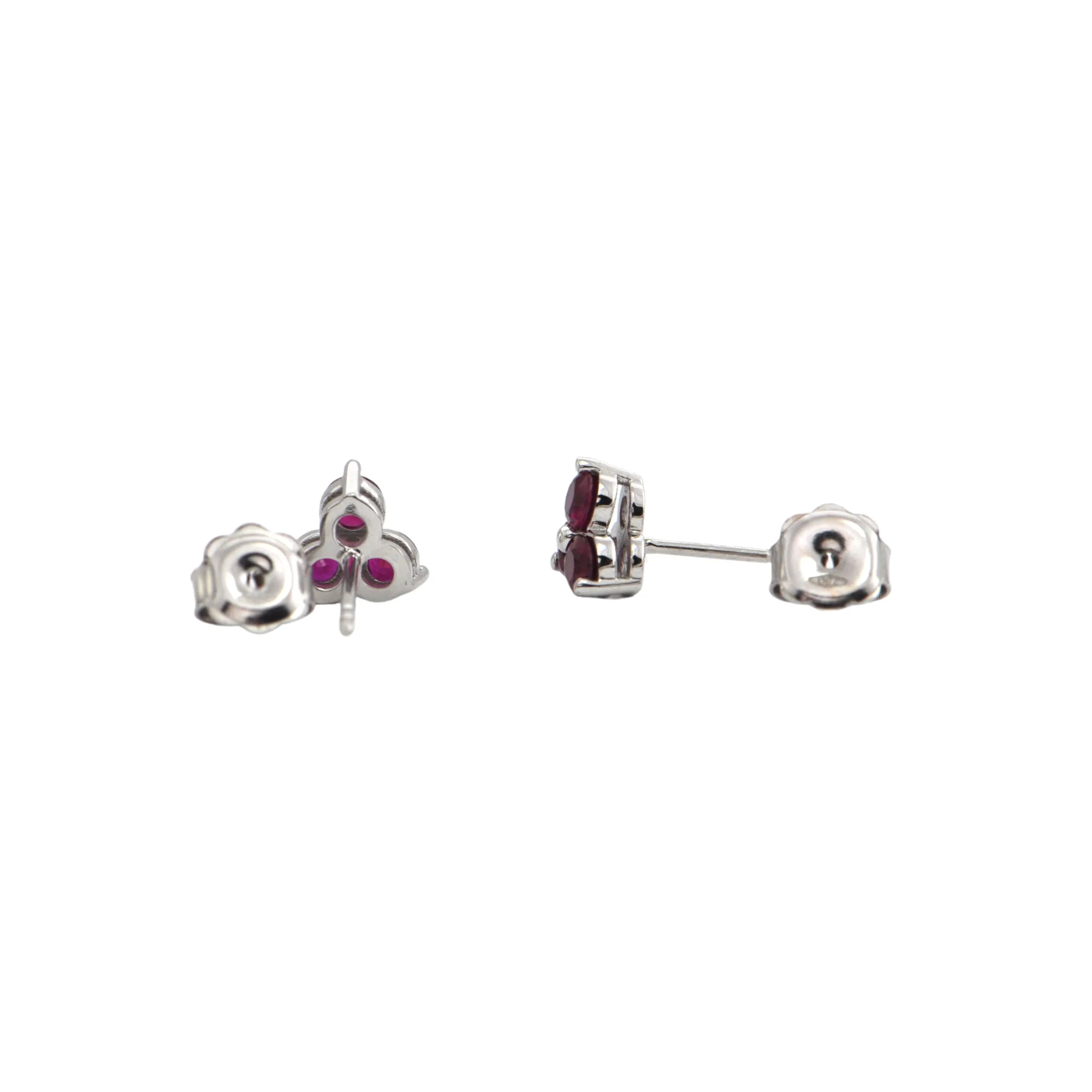 Daisy Exclusive Ruby 18K Gold Stud Earrings