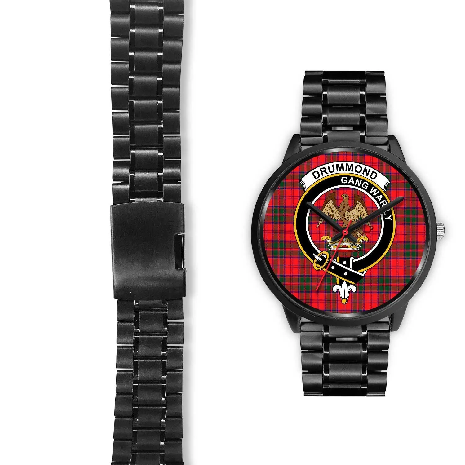 Drummond Modern Clan Badge Tartan Black Watch